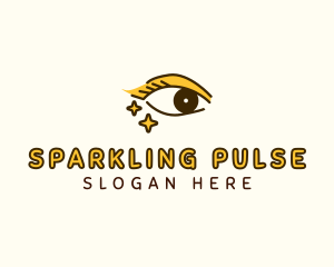 Makeup Eye Sparkle logo design