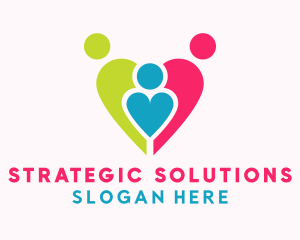 Family Planning Heart logo design