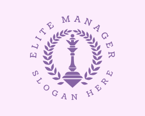 Queen Management Services logo design