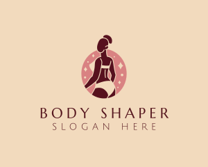 Female Sexy Body Bikini logo design