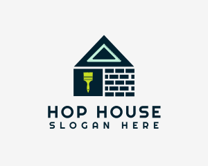 Brick House Building logo design