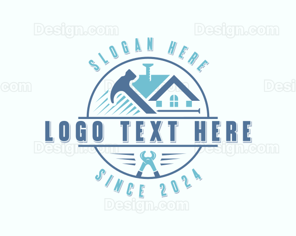 Repairman Carpentry Handyman Logo