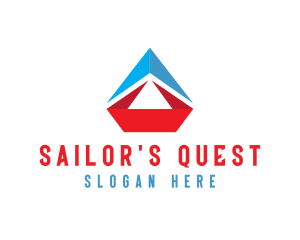 Arrow Sail Boat logo