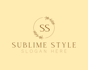 Aesthetic Wedding Wreath logo