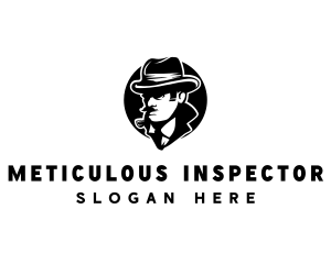 Detective Inspector Pipe logo design