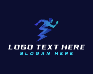 Human Runner Lightning logo