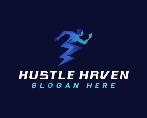 Human Runner Lightning logo