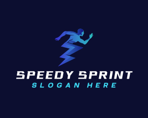 Human Runner Lightning logo