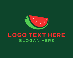 Fresh Watermelon Slice  Logo