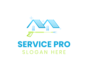 Home Cleaning Service logo design