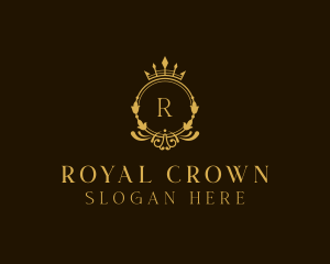 Crown Shield Royal logo design