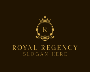 Crown Shield Royal logo design