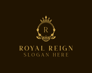 Crown Shield Royal logo design