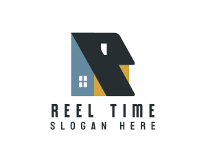 House Letter R Realty logo design