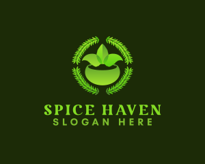 Herb Spice Leaf logo