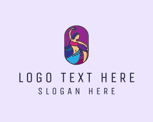 Belly Dancer Dancing logo