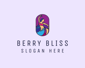 Belly Dancer Dancing logo design