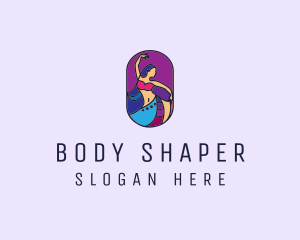 Belly Dancer Dancing logo design