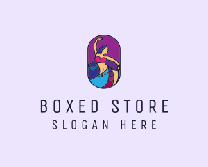 Belly Dancer Dancing logo design