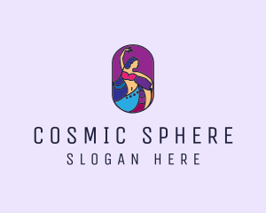 Belly Dancer Dancing logo design