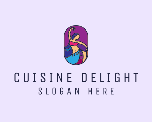 Belly Dancer Dancing logo design