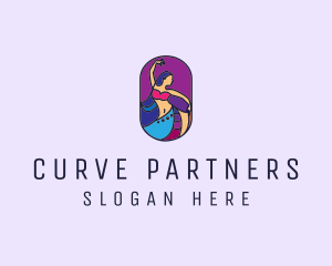 Belly Dancer Dancing logo