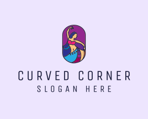 Belly Dancer Dancing logo design