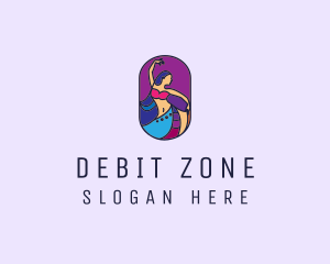 Belly Dancer Dancing logo design