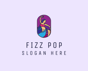 Belly Dancer Dancing logo design