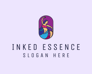 Belly Dancer Dancing logo design