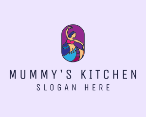 Belly Dancer Dancing logo design