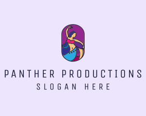 Belly Dancer Dancing logo design