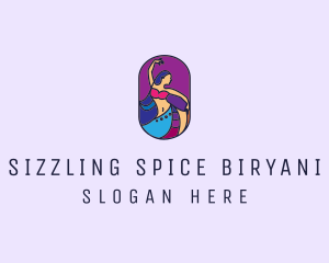 Belly Dancer Dancing logo design