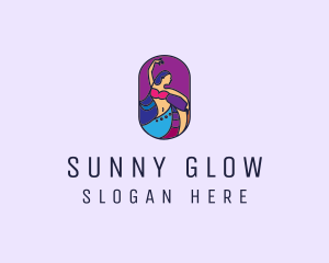 Belly Dancer Dancing logo design