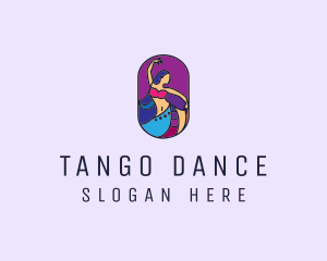 Belly Dancer Dancing logo design