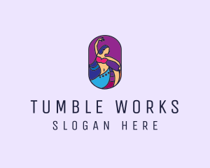 Belly Dancer Dancing logo design