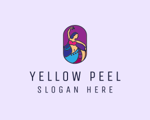 Belly Dancer Dancing logo design