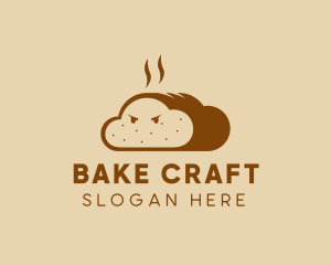 Angry Hot Bread logo design