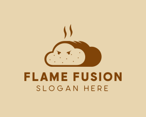 Angry Hot Bread logo design