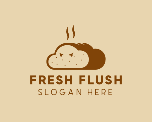 Angry Hot Bread logo design