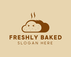 Angry Hot Bread logo design