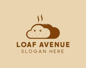 Angry Hot Bread logo design