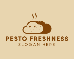 Angry Hot Bread logo design