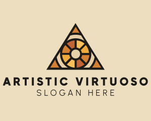 Stained Glass Eye logo design