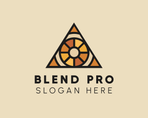 Stained Glass Eye logo design