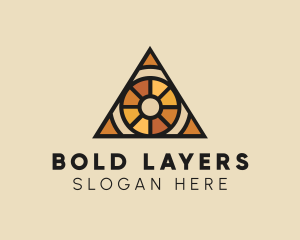 Stained Glass Eye logo design