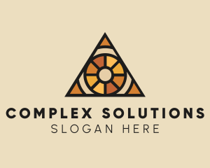 Stained Glass Eye logo design