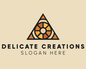 Stained Glass Eye logo design