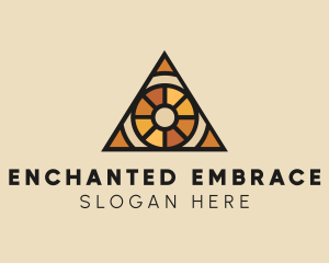 Stained Glass Eye logo design