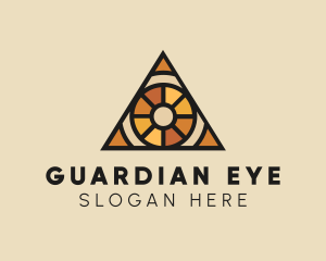 Stained Glass Eye logo design